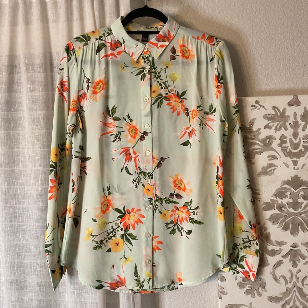 Ann Taylor Floral Top